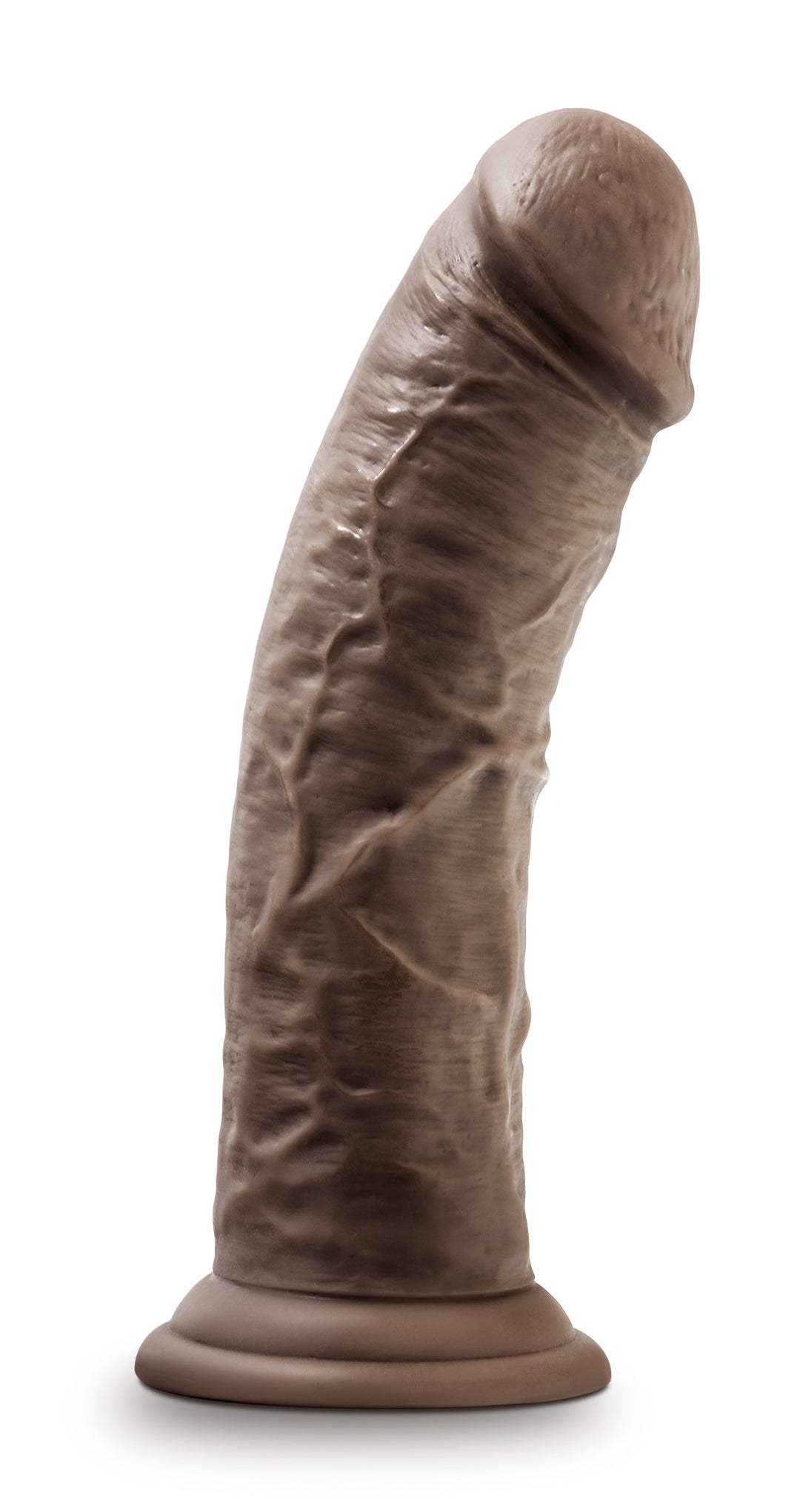 Dr. Skin Silicone - Dr. Shepherd - 8 Inch Dildo  With Suction Cup - Chocolate