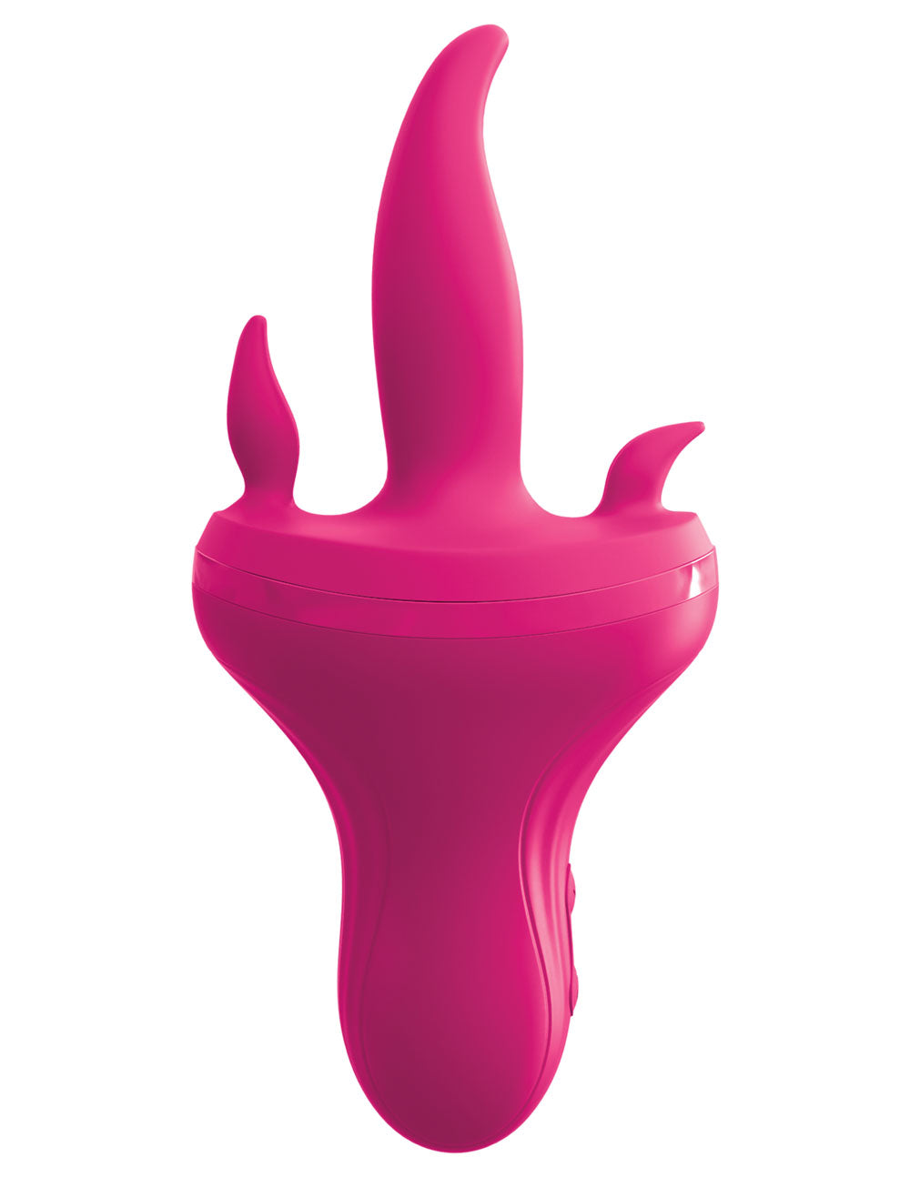 Threesome Holey Trinity Triple Tongue Vibrator -  Pink