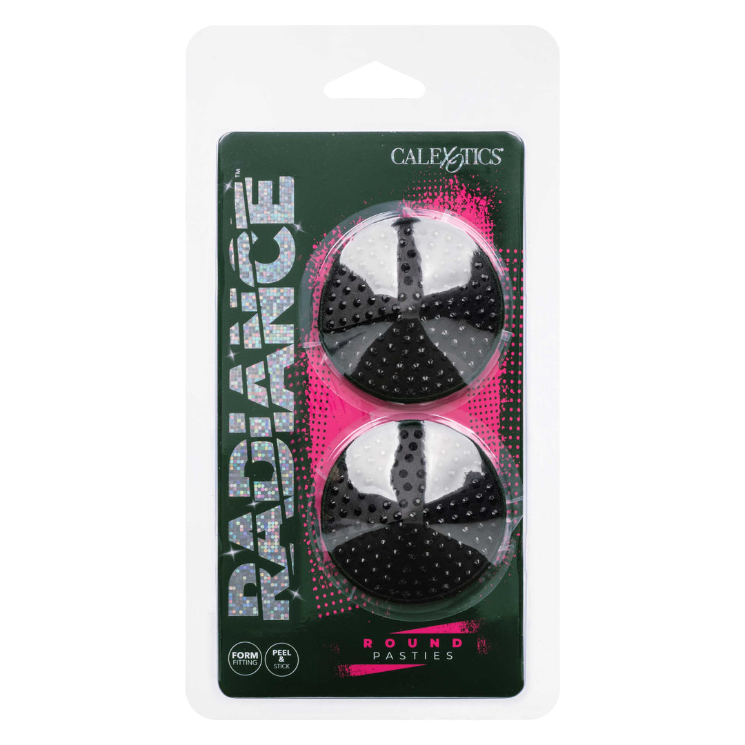 Radiance Round Pasties - Black