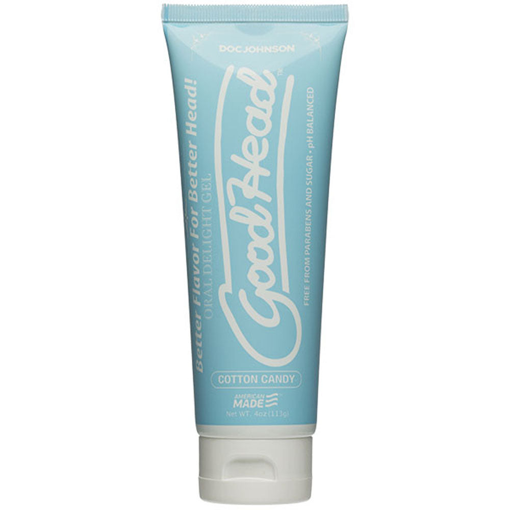 Goodhead - Oral Delight Gel - 4 Oz Tube - Cotton  Candy