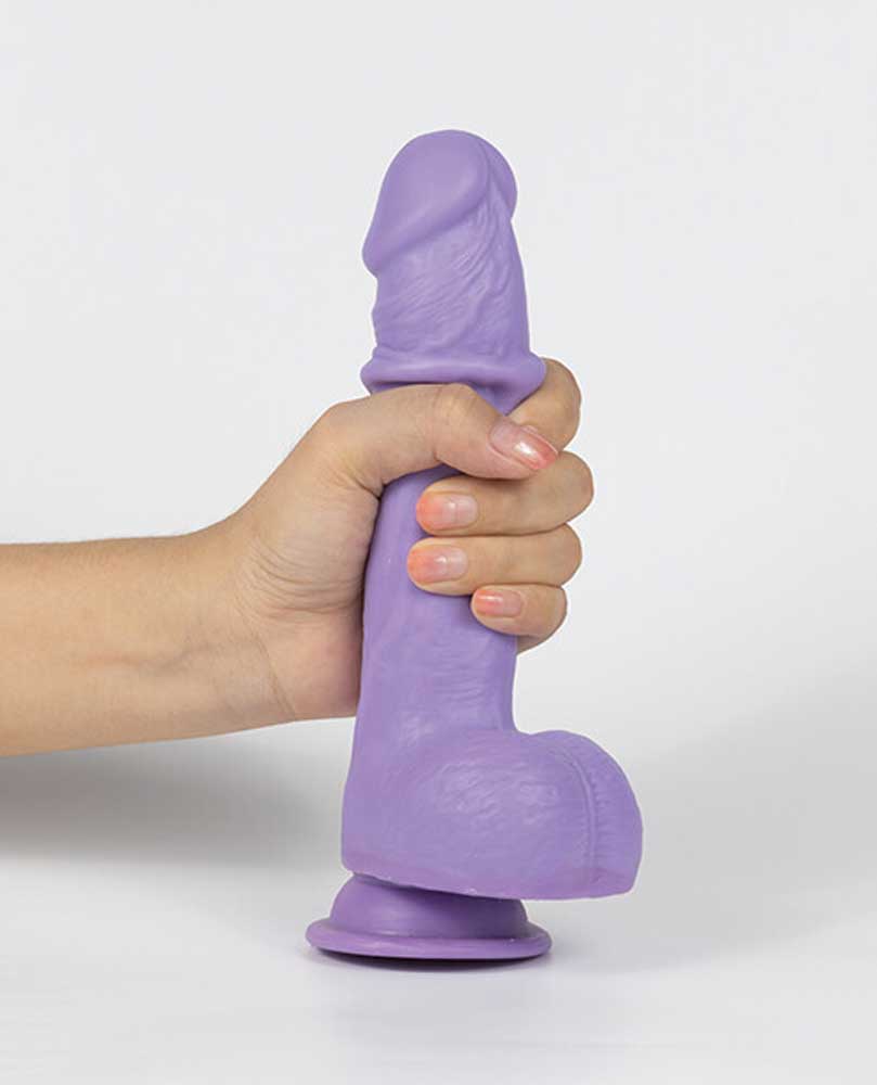 Get Lucky Ms. Lavender 7.5 Inch Dildo - Lavender