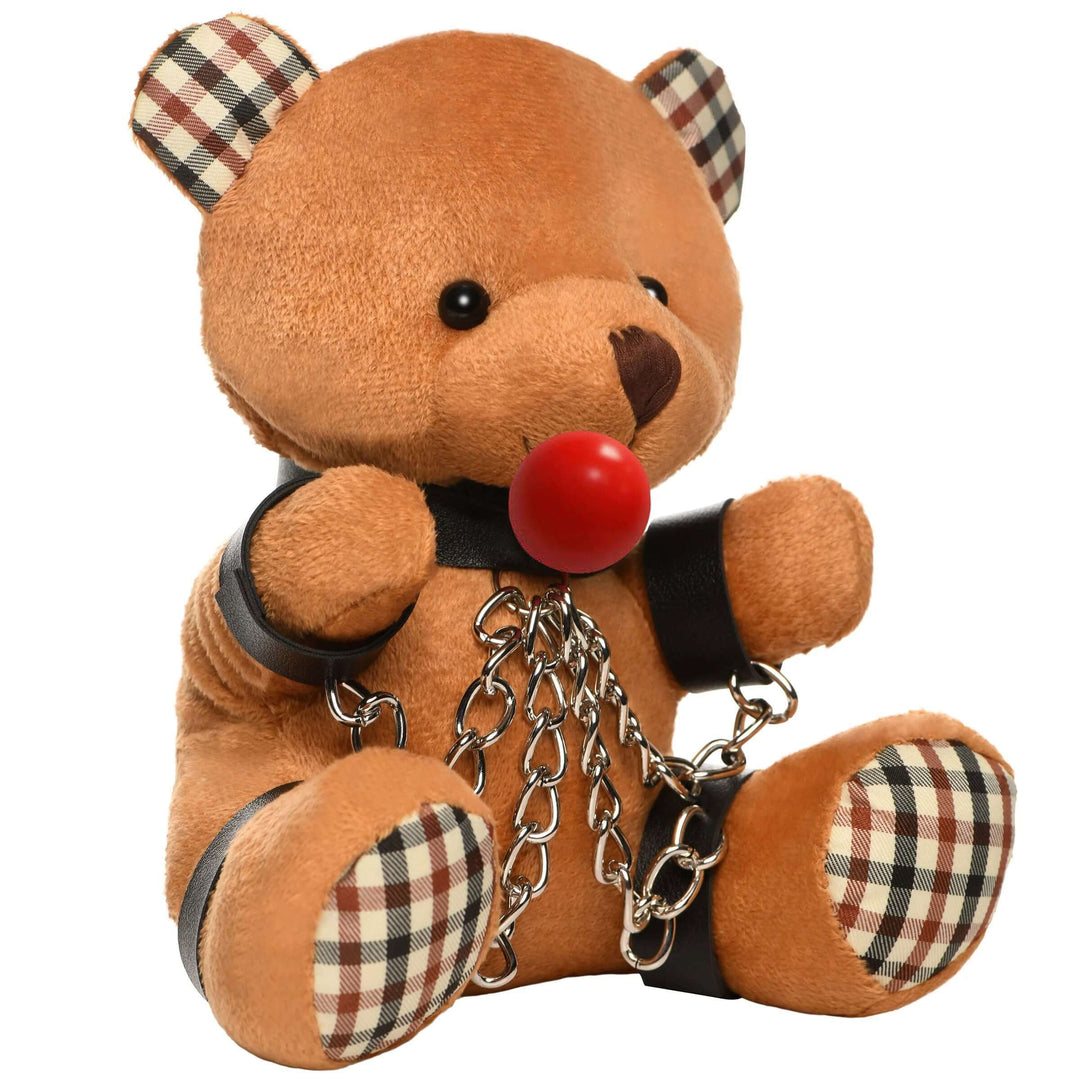 Gagged Teddy Bear Plush