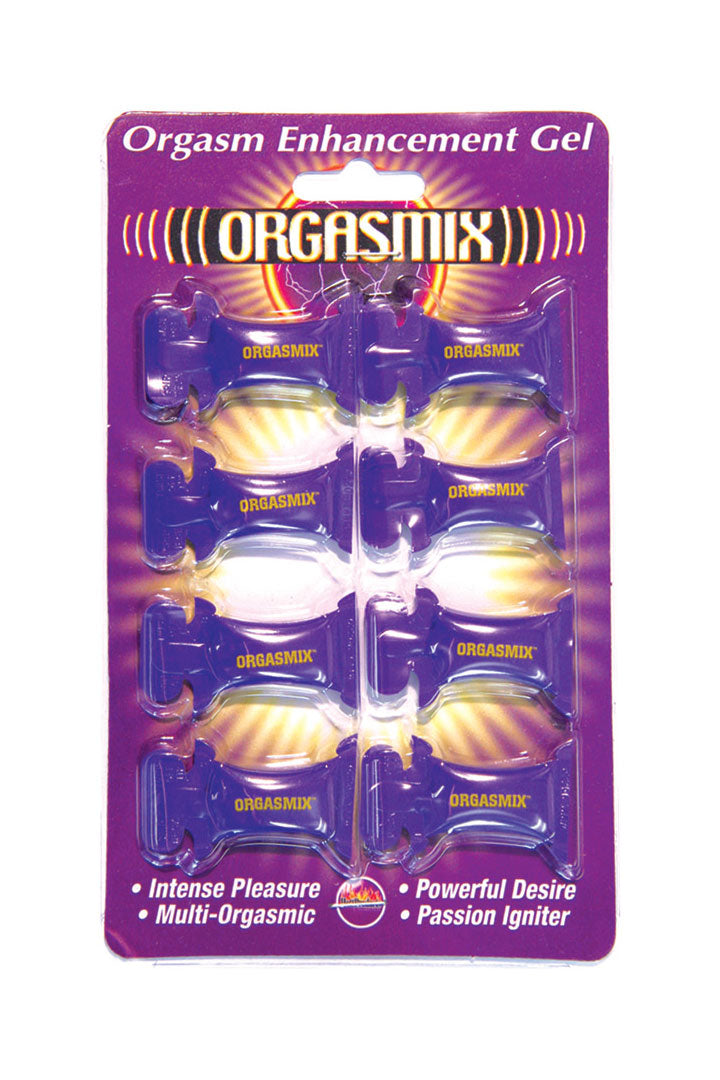 Orgasmix Pillow Packs Blister Card - 8 Piece