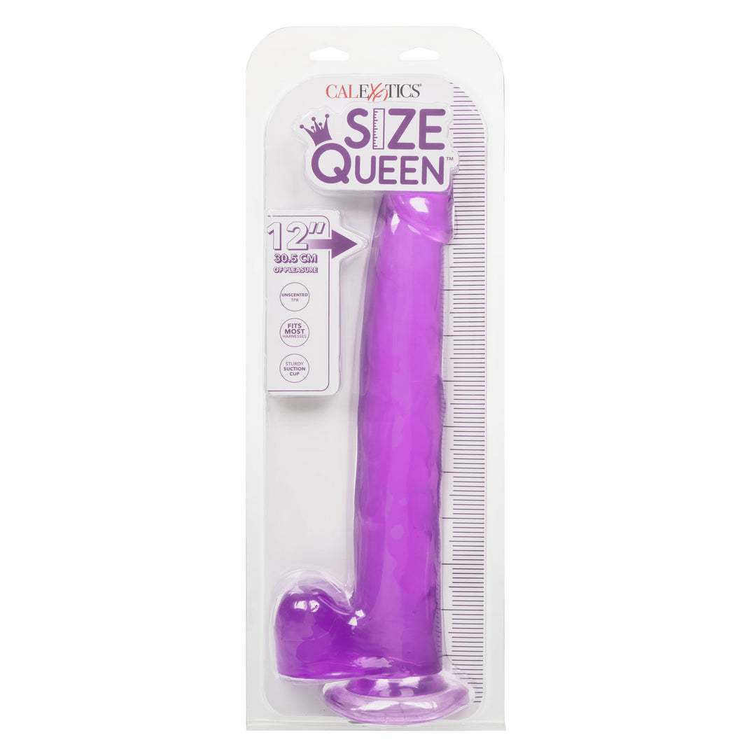 Size Queen 12 inch/30.5 Cm  - Purple