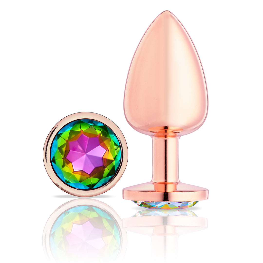 Cloud 9 Novelties Gems Rosy Gold Anal Plug - Large