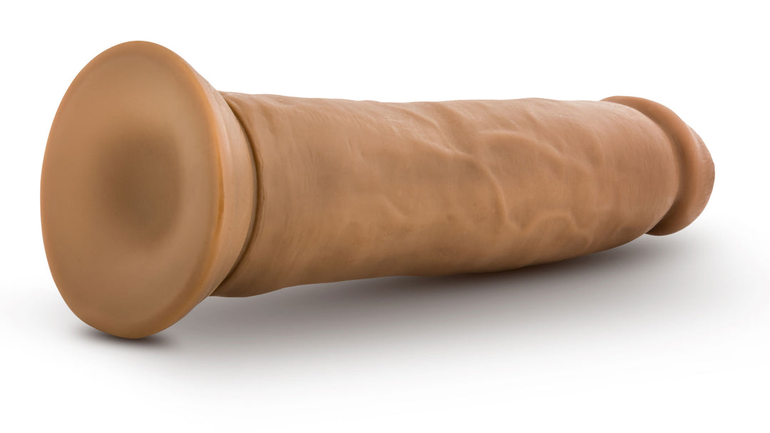 Dr. Skin Silicone - Dr. Henry - 9 Inch Dildo With  Suction Cup - Mocha