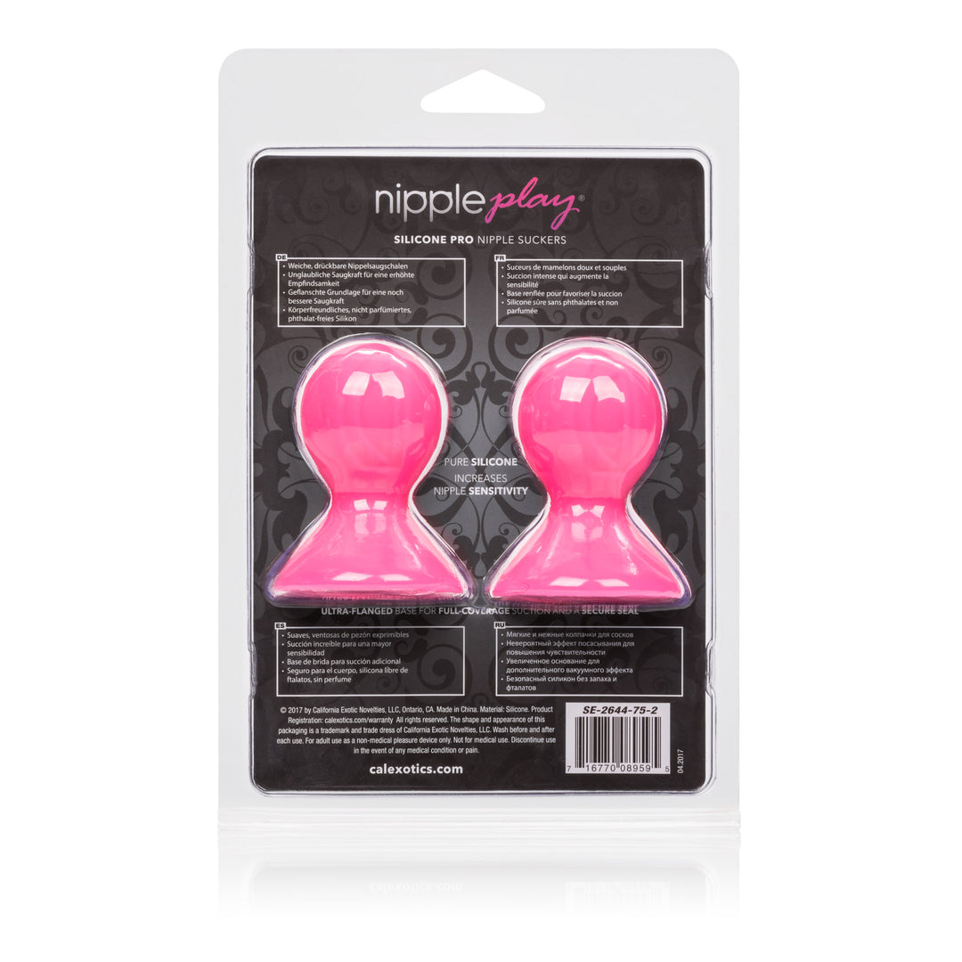 Nipple Play Silicone Pro Nipple Suckers - Pink