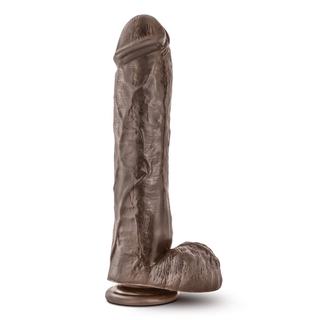 Dr. Skin Mr. Savage 11.5 Inch Dildo With Suction  Cup - Chocolate