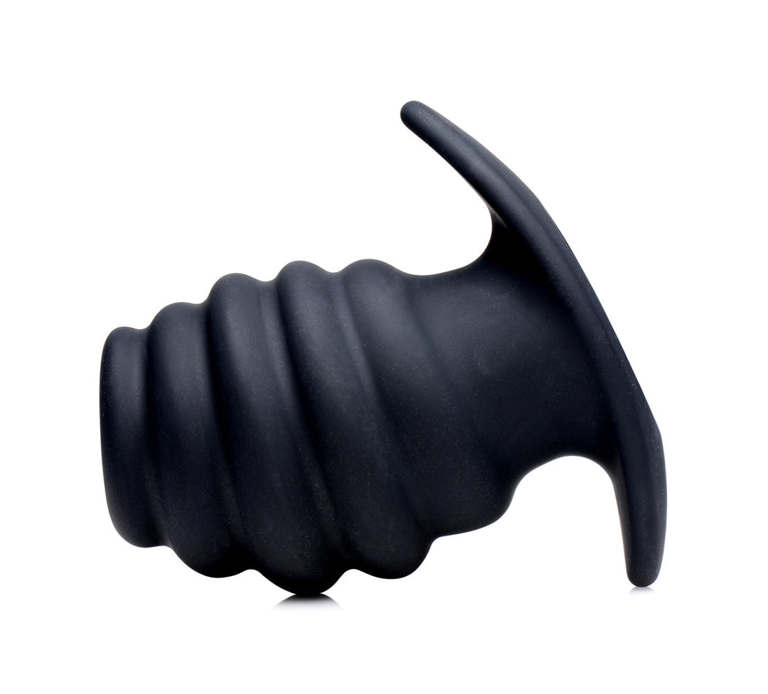 Hive Ass Tunnel Silicone Ribbed Hollow Anal Plug - Medium