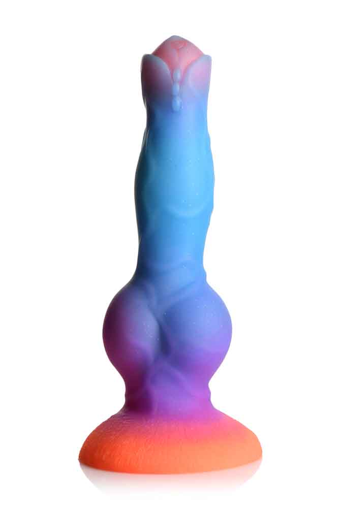 Space Cock Glow-in-the-Dark Silicone Alien Dildo