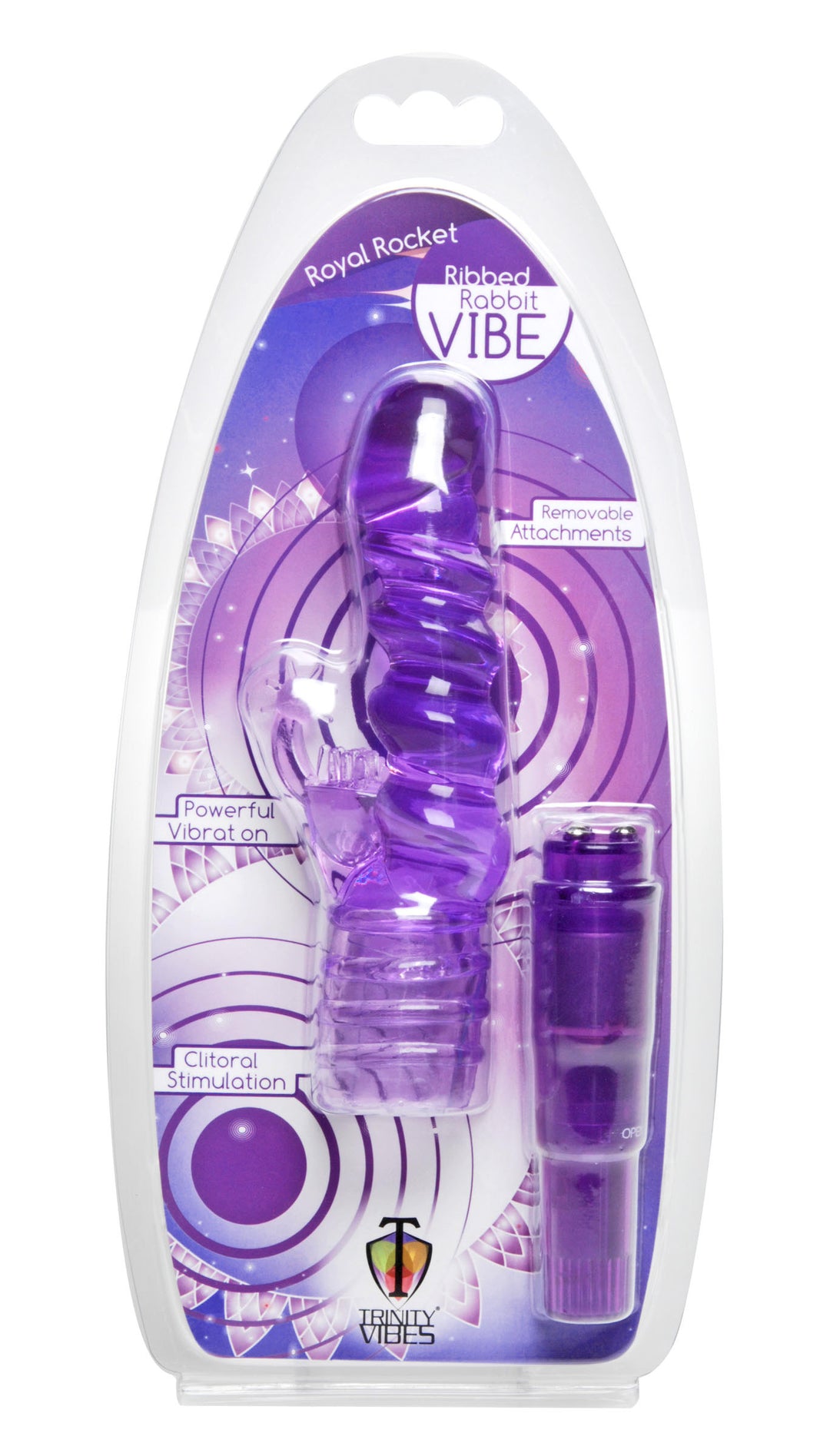 Royal Rocket Ribbed Rabbit Vive - Purple