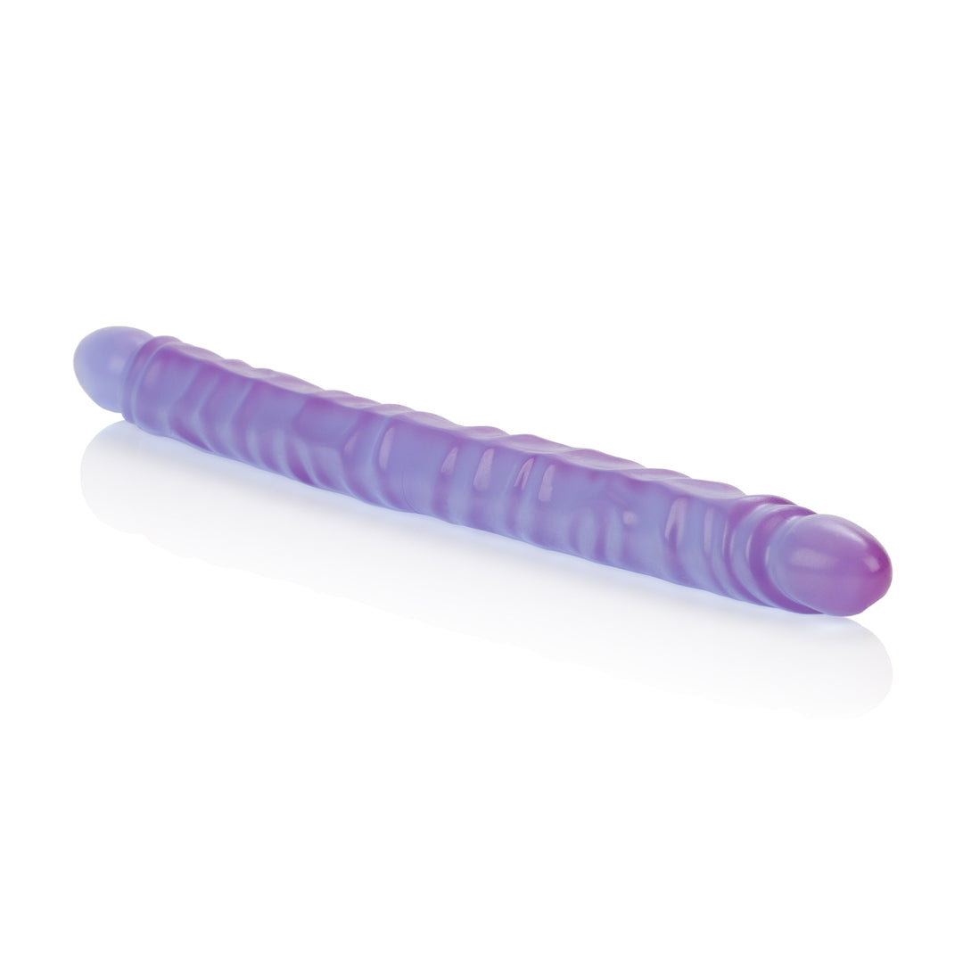 Slim Jim Duo 17 Inches Veined Super Slim Dong - Purple