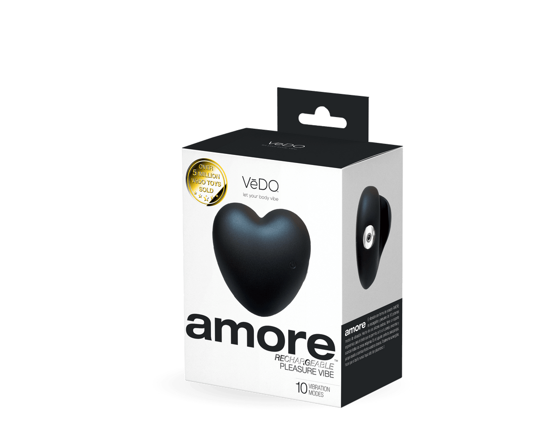 Amore Rechargeable Pleasure Vibe - Black