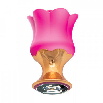 Goddess Diamond Bloom Massager - Fushcia