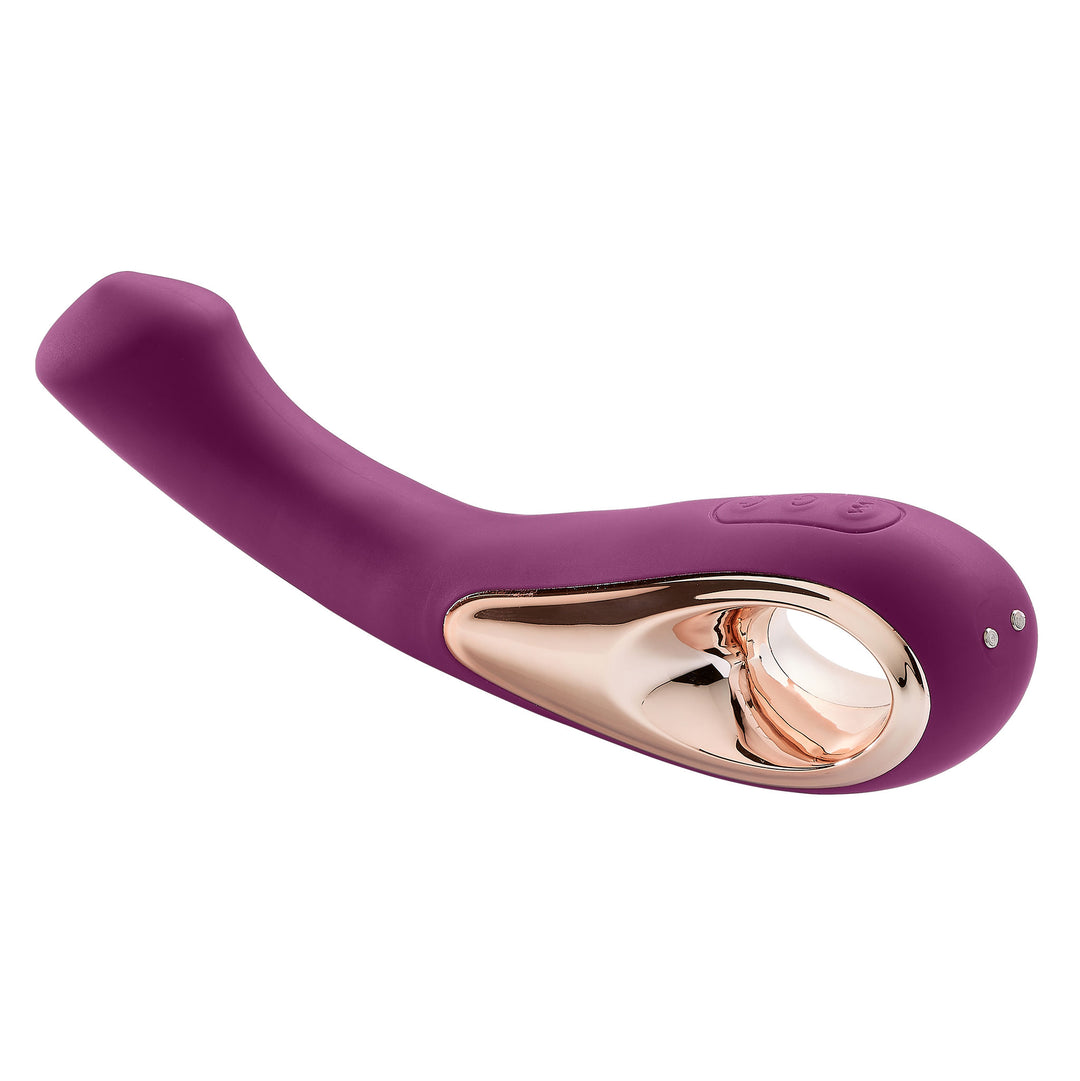 Pro Sensual Roller Touch Tri-Function G-Spot Curved Form - Plum