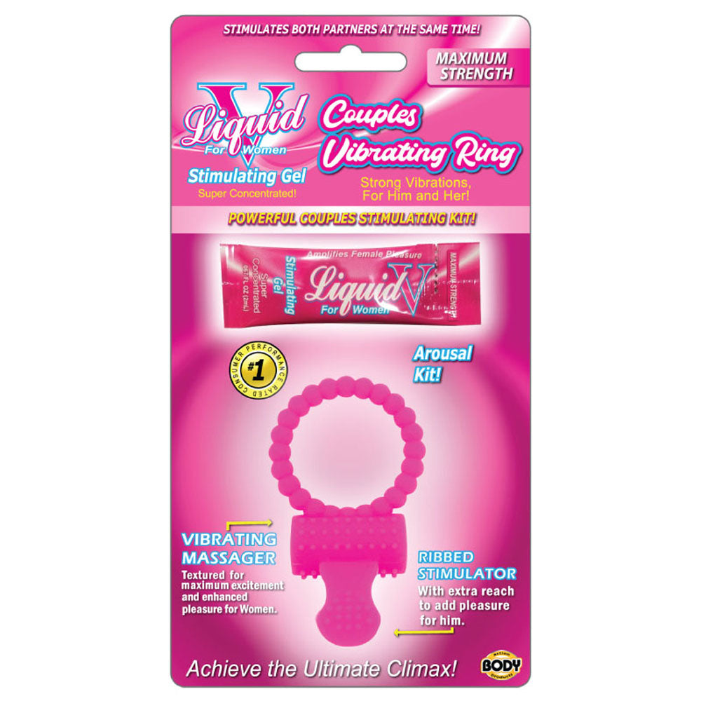 Liquid v Couples Vibrating Ring Kit