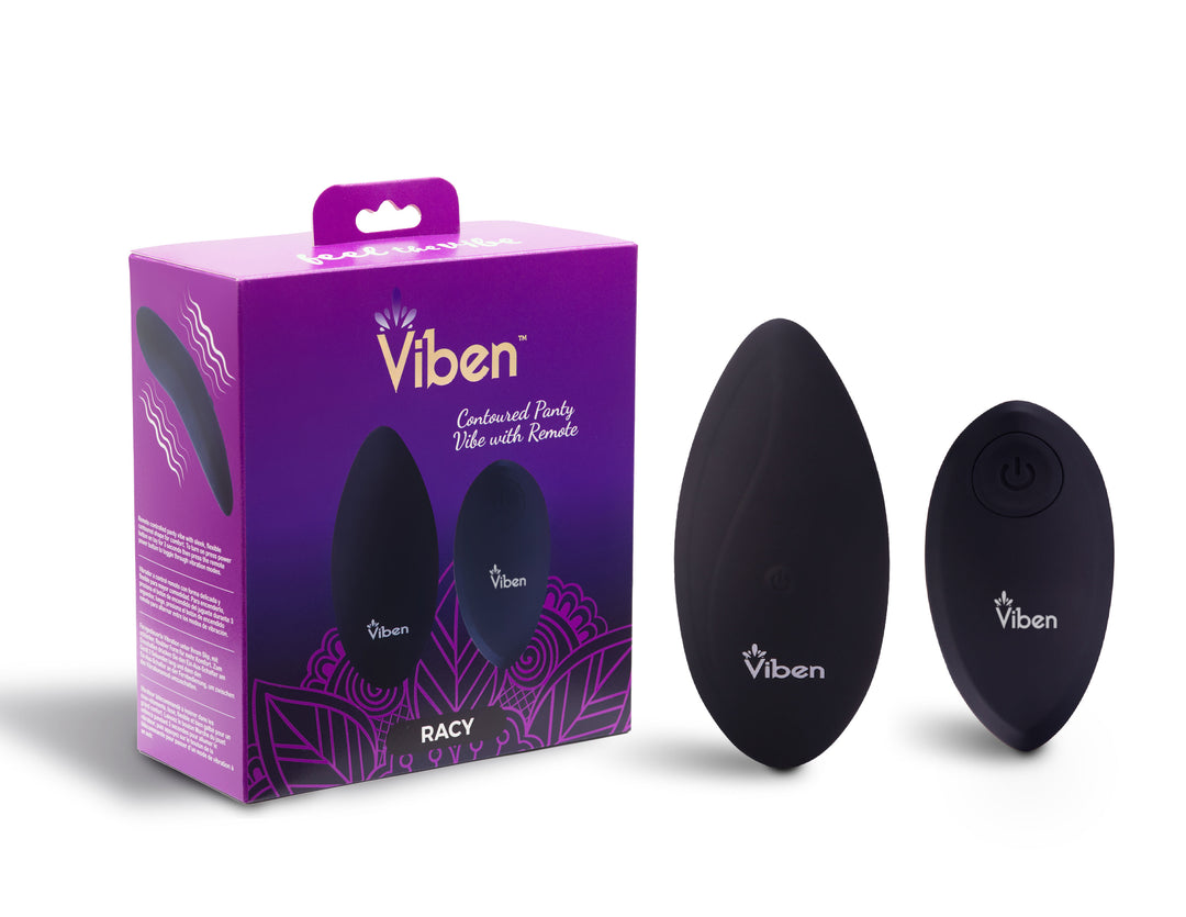 Racy - Remote Control 10 Function Panty Vibe - Black Vibe