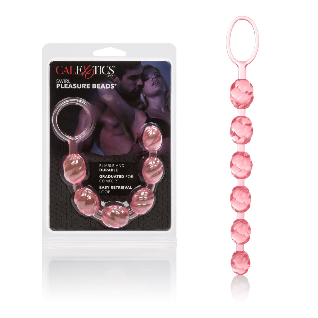 Swirl Pleasure Beads - Pink