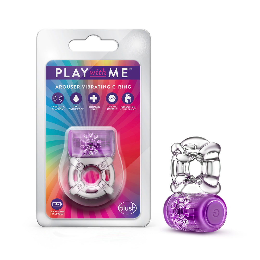 Play With Me - One Night Stand Vibrating C-Ring -  Purple