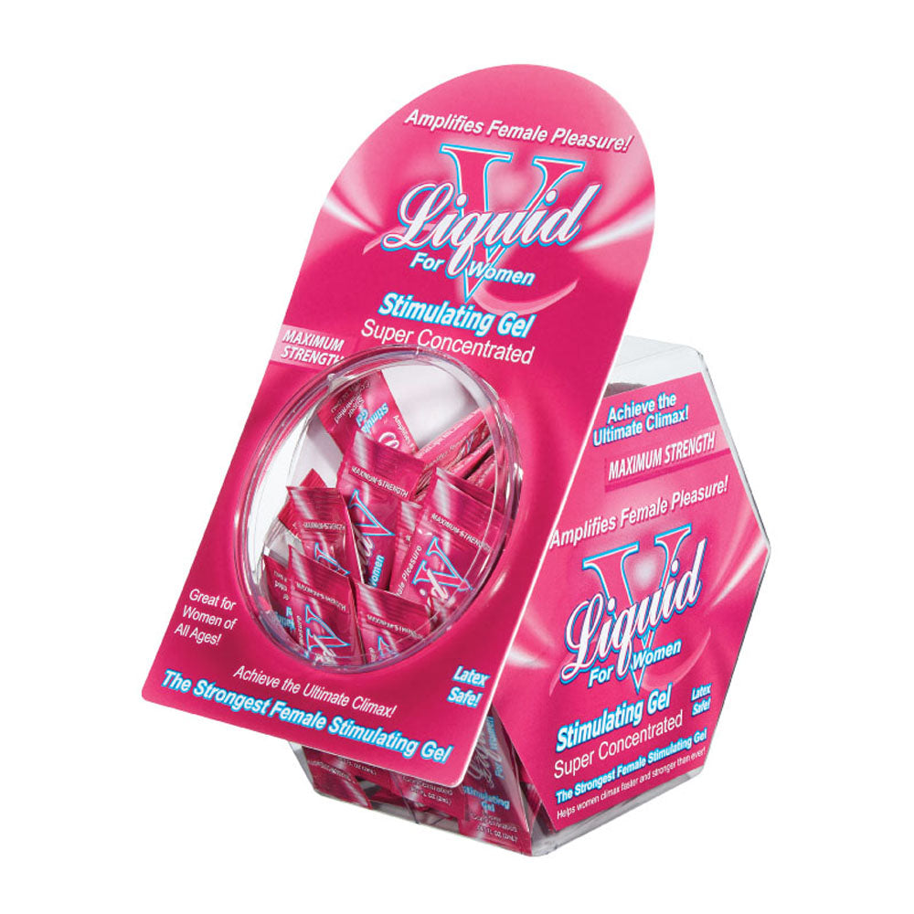 Liquid v for Women - 50 Pieces Jar Display