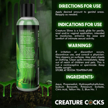 8oz Creature Slime Green Slime Water-Based - Lubricant