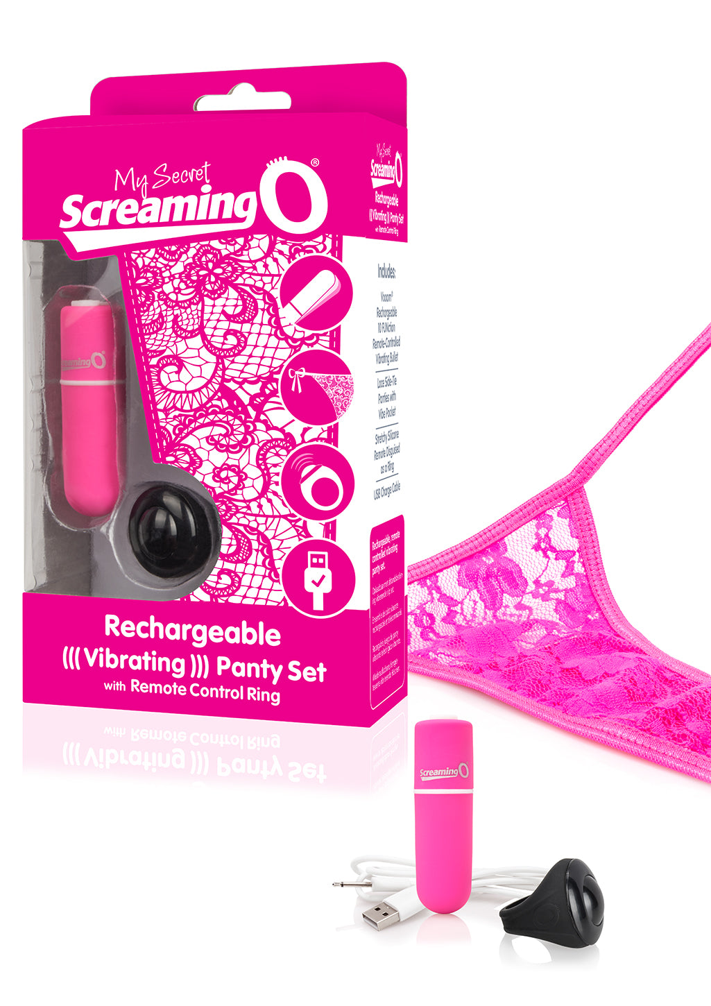 My Secret Charged Remote Control Panty Vibe -  Pink