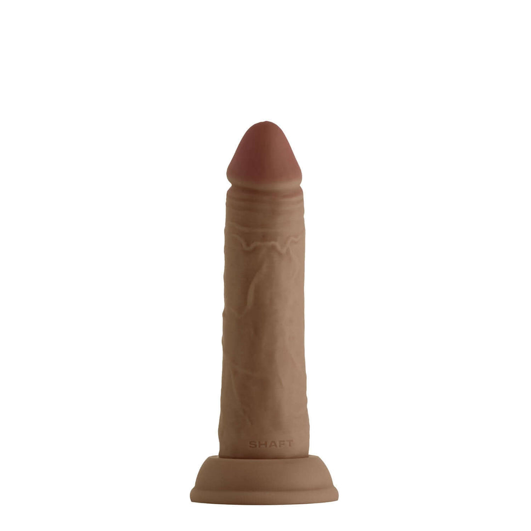 Shaft - Model J 6.5 Inch Liquid Silicone Dong - Oak