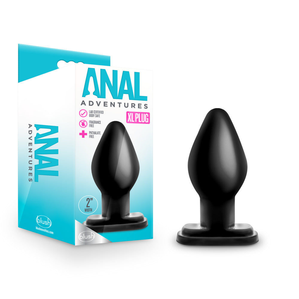 Anal Adventures - XL Plug - Black