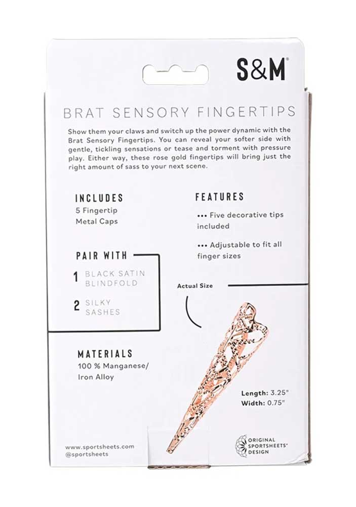 Brat Sensory Fingertips - Rose Gold