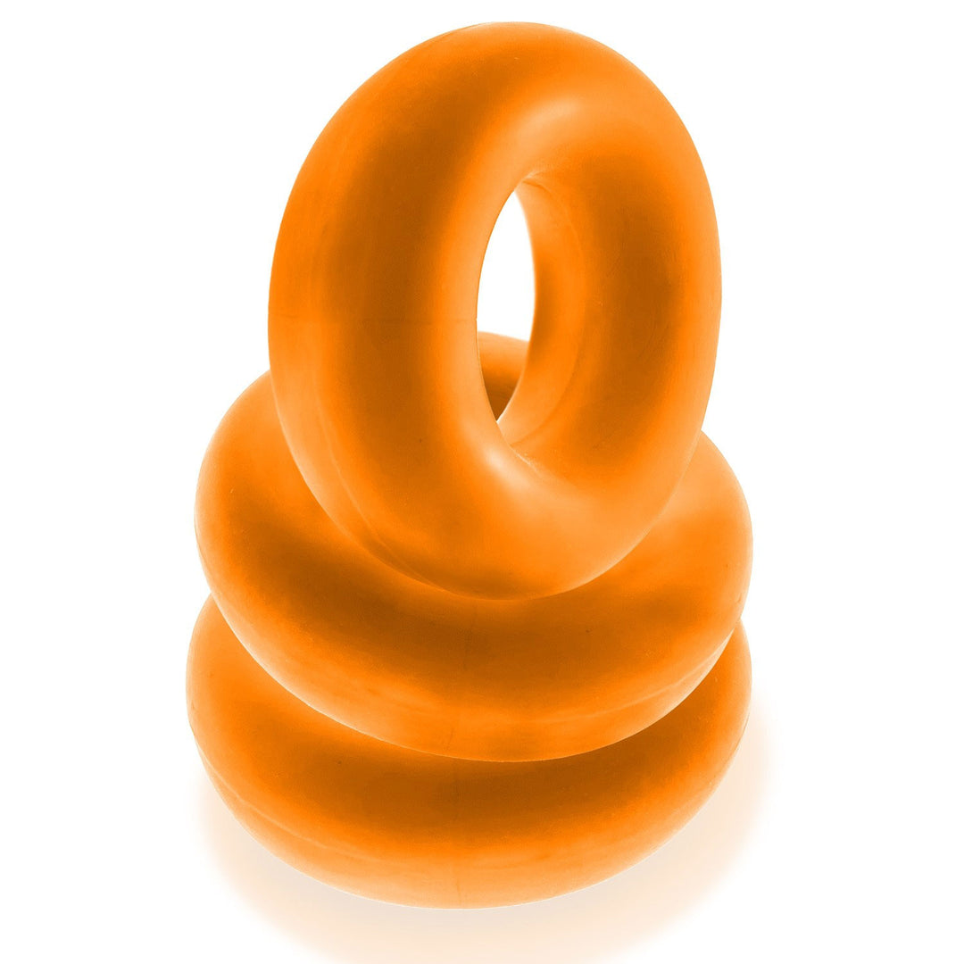 Fat Willy 3-Pack Jumbo Cockring - Orange