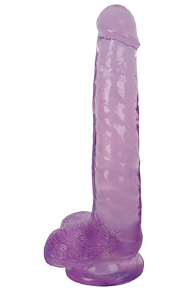 Lollicock - 8 Inch Slim Stick With Balls - Grape Ice