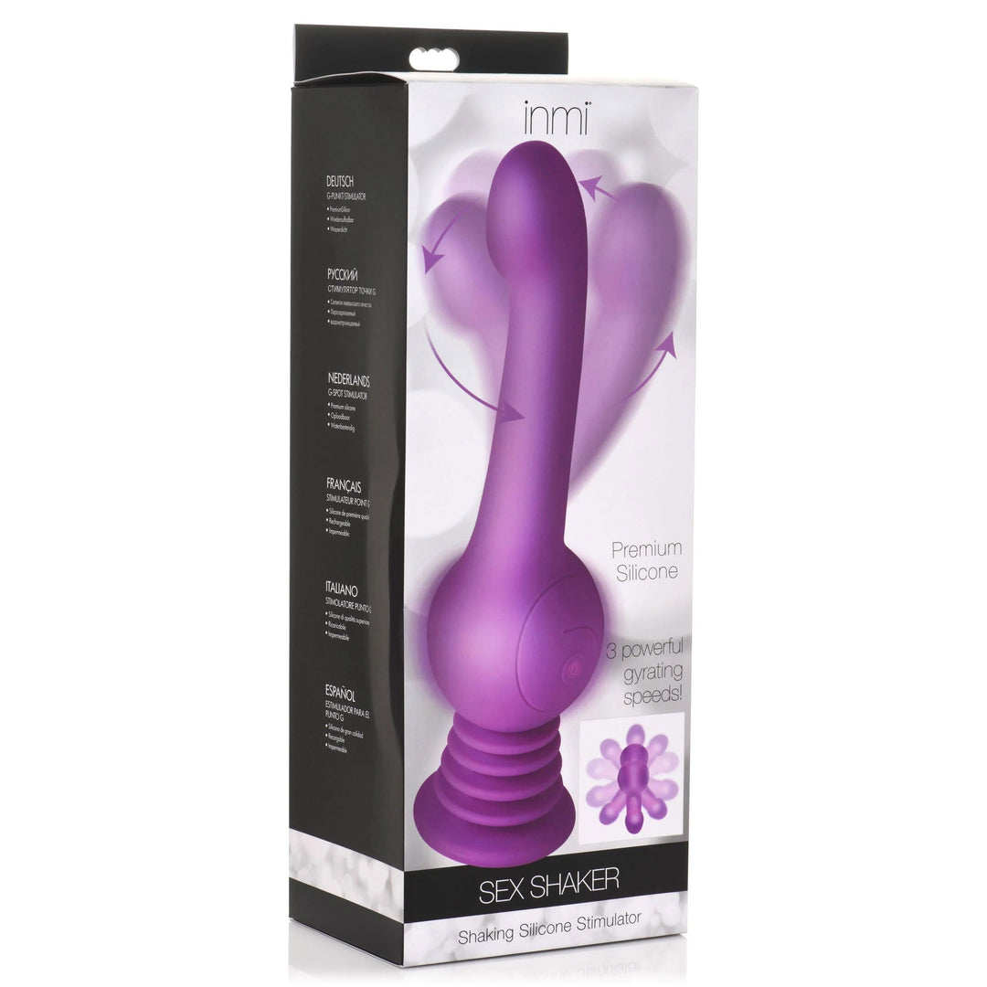 Sex Shaker Shaking Silicone Stimulator - Purple