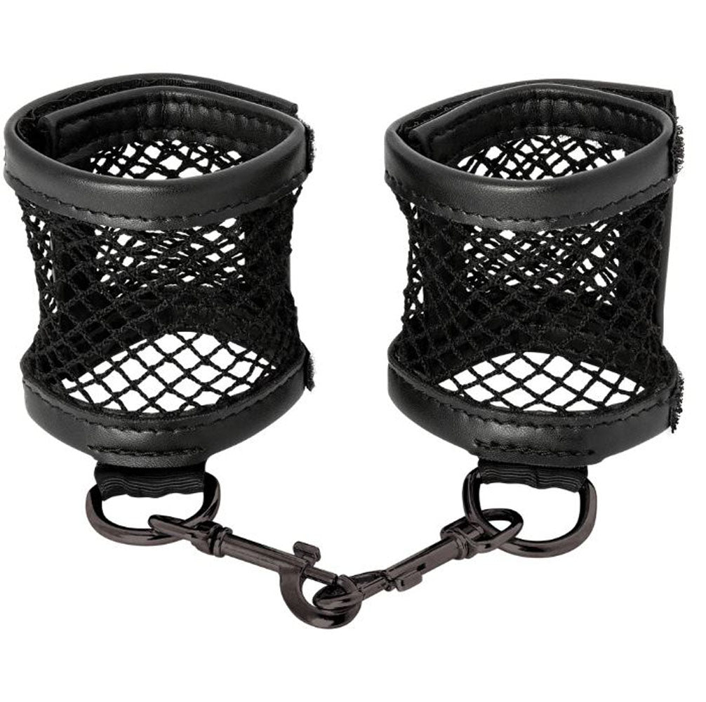 Sex and Mischief Fishnet Cuffs