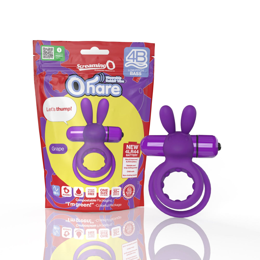 Screaming O 4b - Ohare Wearable Rabbit Vibe -  Grape