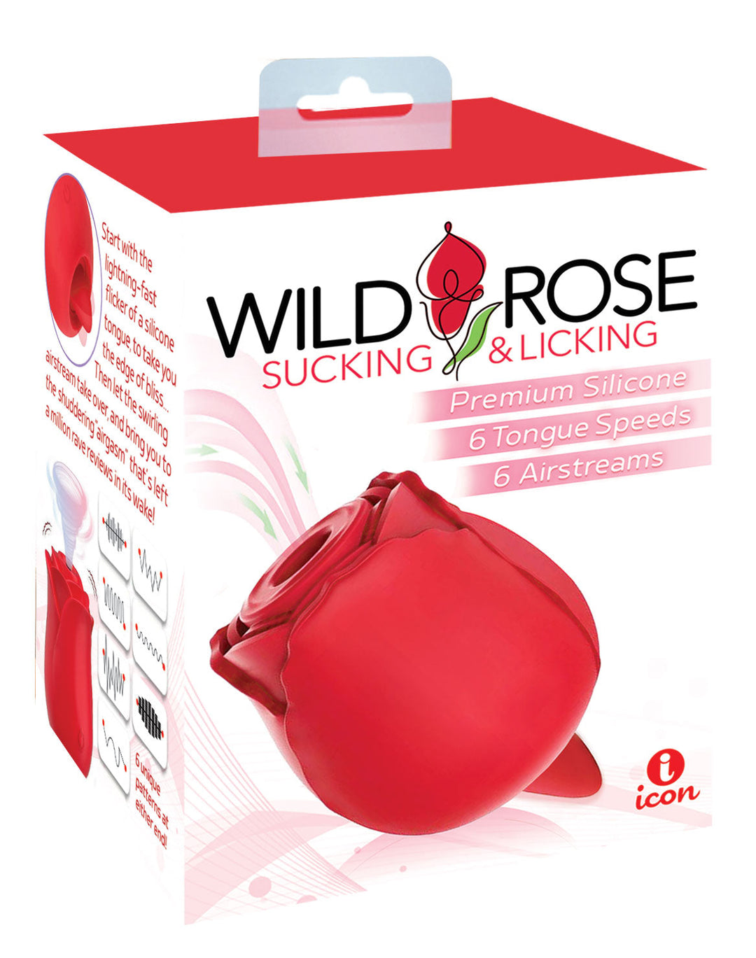 Wild Rose Sucking and Licking - Red