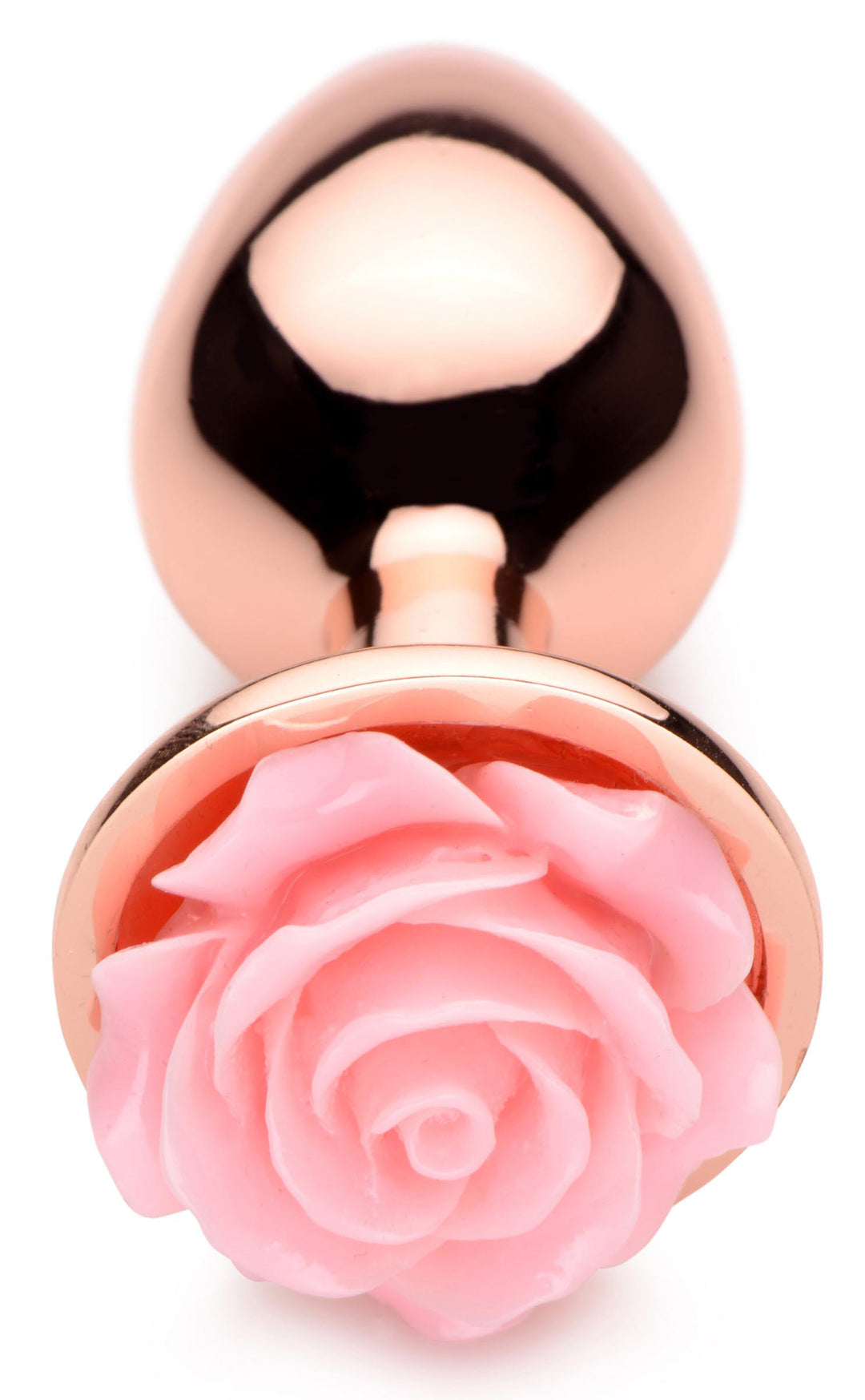 Pink Rose Gold Anal Plug - Small