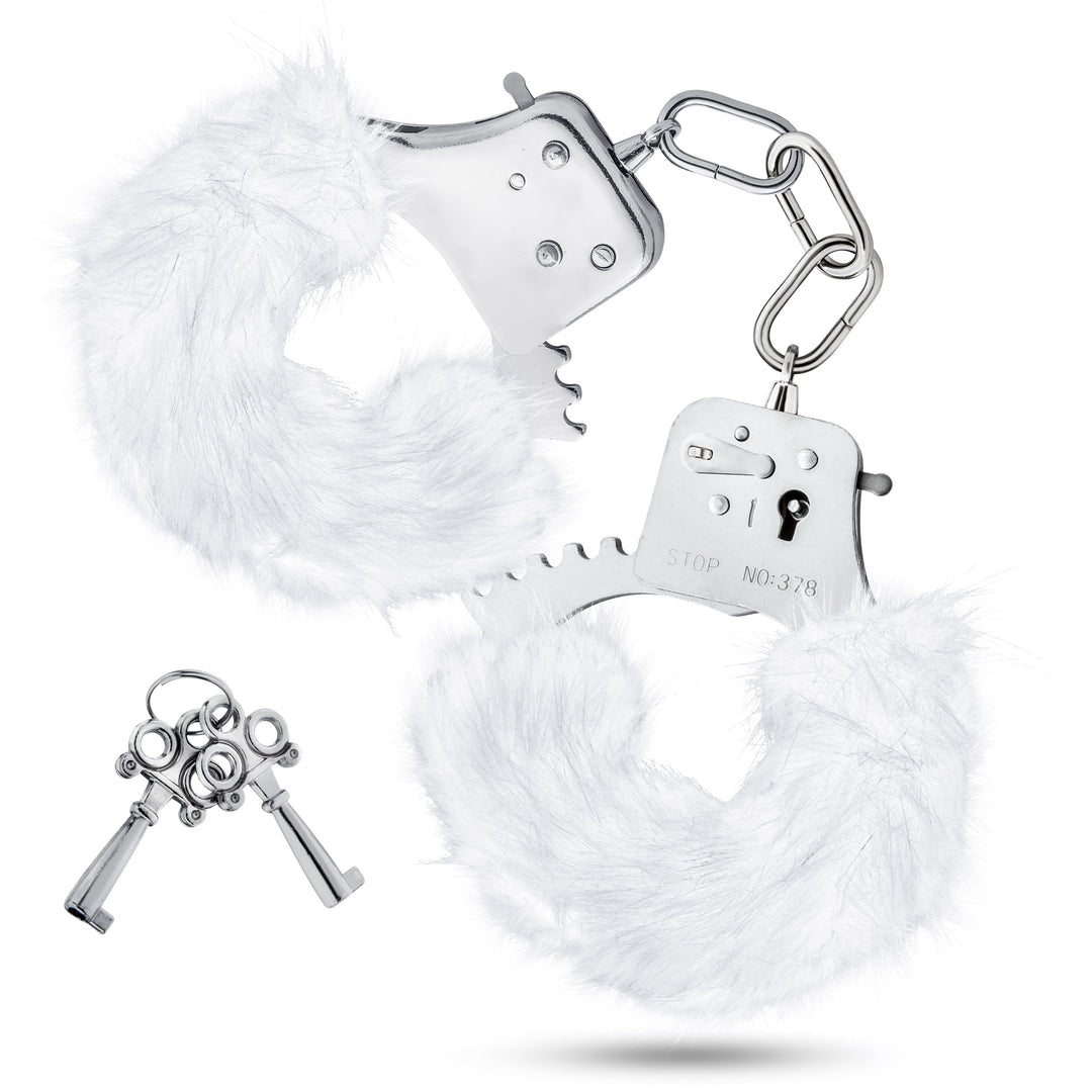 Temptasia - Plush Fur Cuffs - White