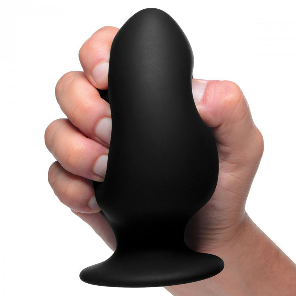 Squeezable Silicone Anal Plug - Medium