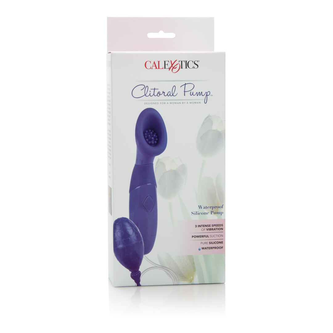 Waterproof Silicone Clitoral Pump - Purple