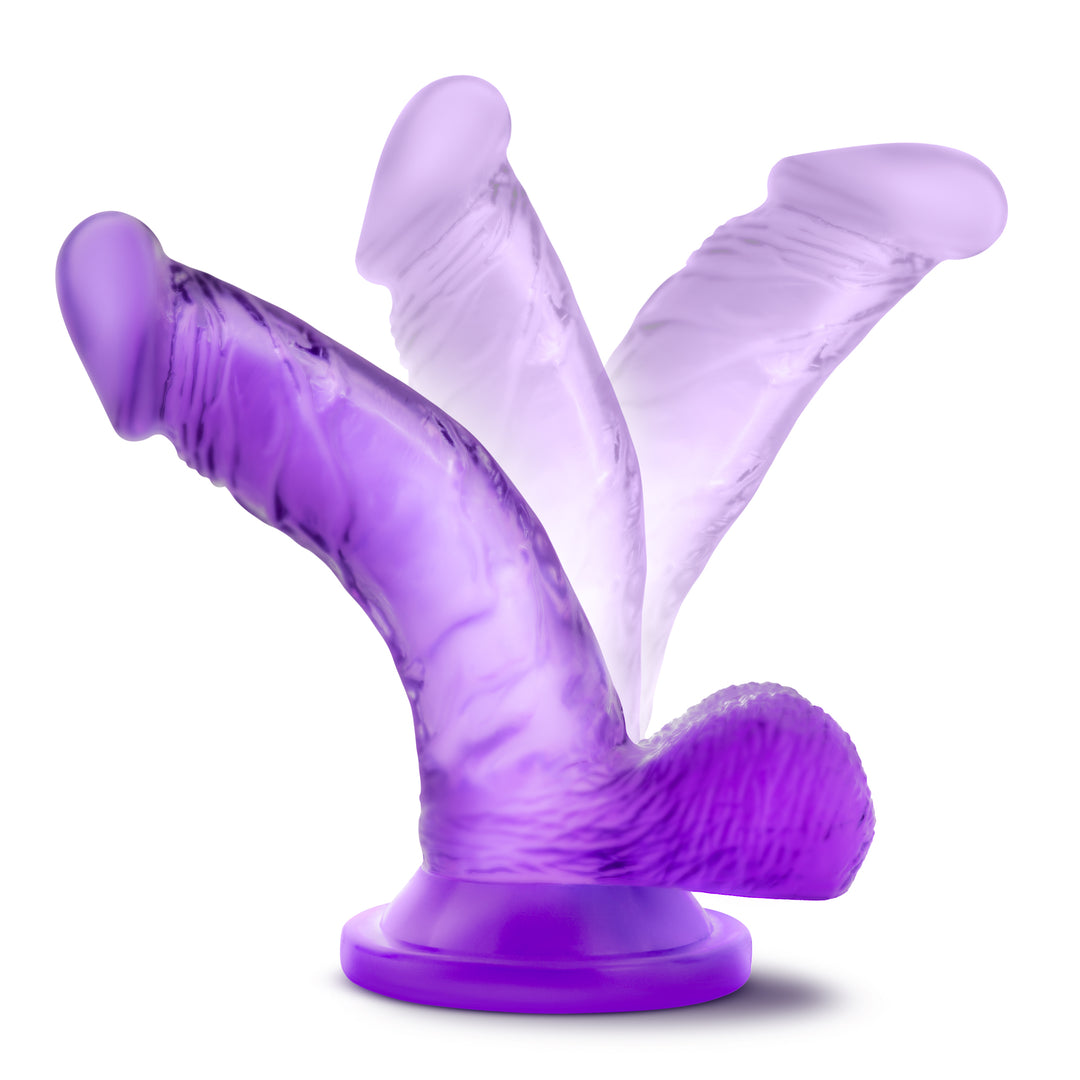 Naturally Yours - 4 Inch Mini Cock - Purple