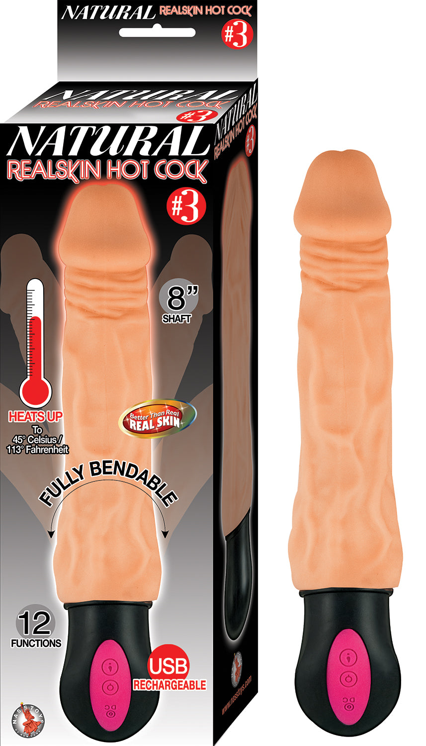 Natural Realskin Hot Cock #3 - Flesh