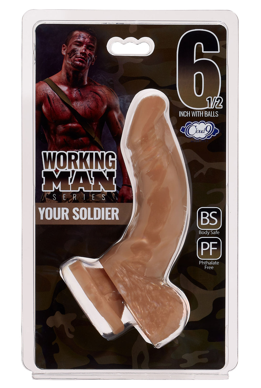 Cloud 9 Working Man 6.5 Inch With Balls - Your Soldier - Tan