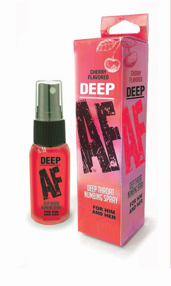 Deep Af Deep Throat Numbing Spray -  Cherry - 1 Fl. Oz.