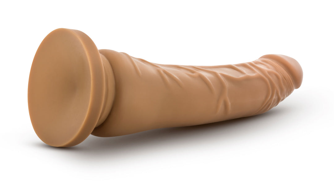 Dr. Skin Silicone - Dr. Noah - 8 Inch Dong With  Suction Cup - Mocha