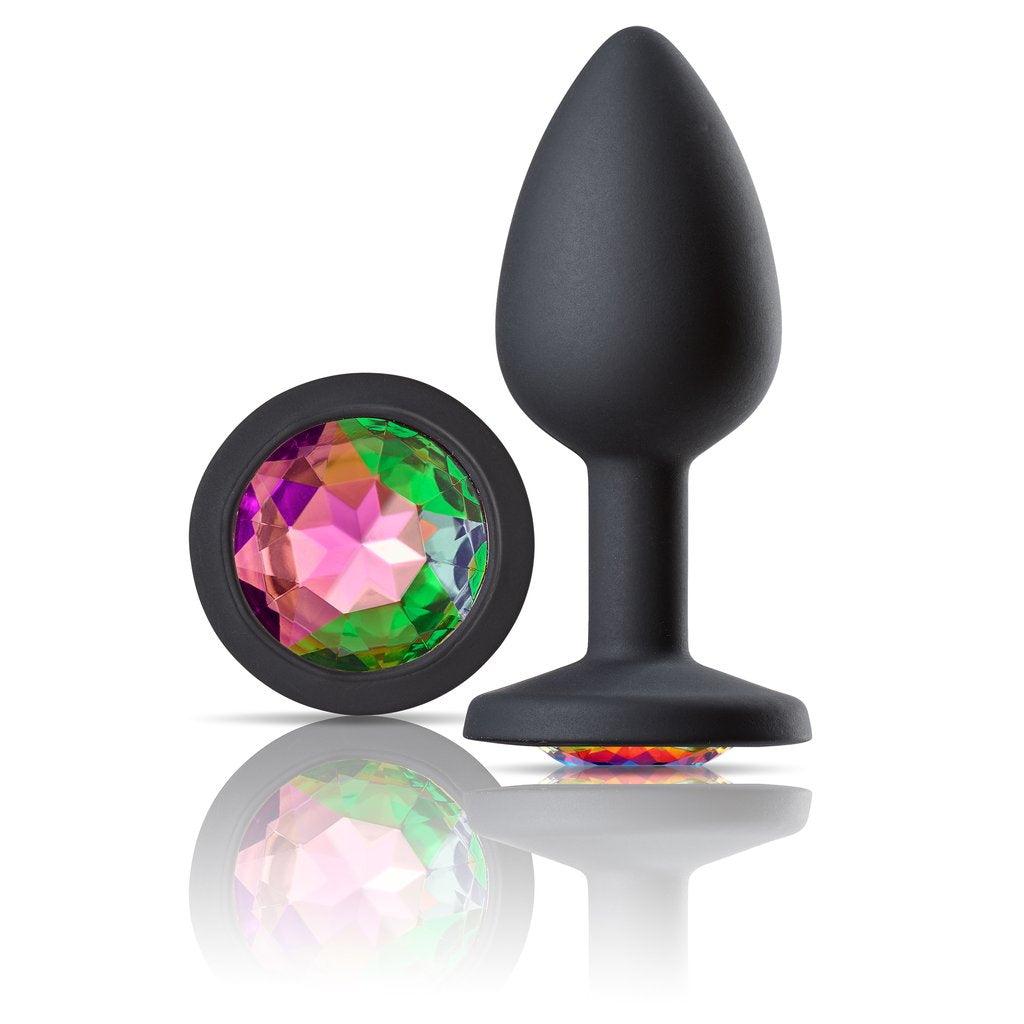 Cloud 9 Novelties Gems Jeweled Silicone Anal Plug  - Small