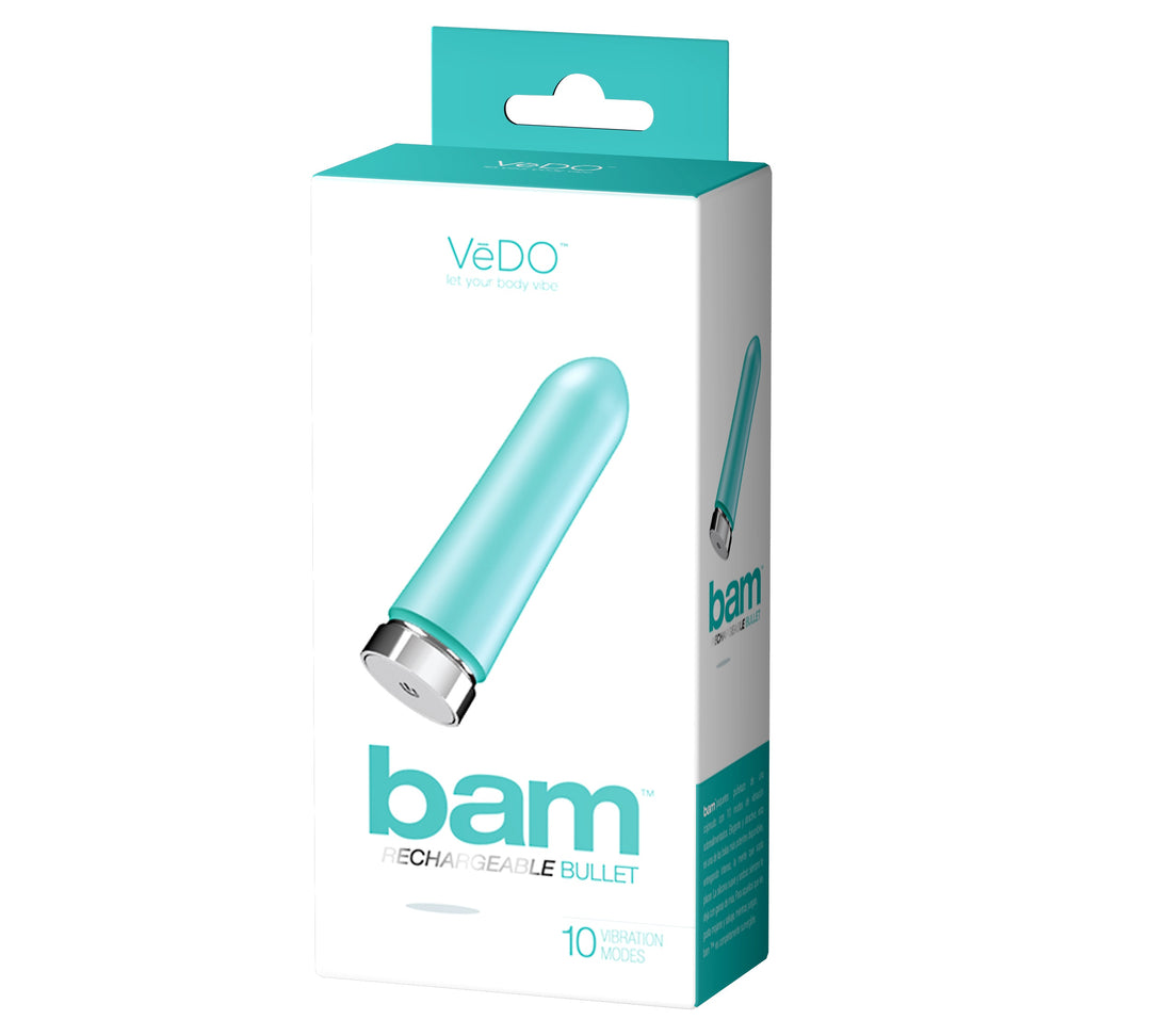 Bam Rechargeable Bullet - Tease Me Turquoise