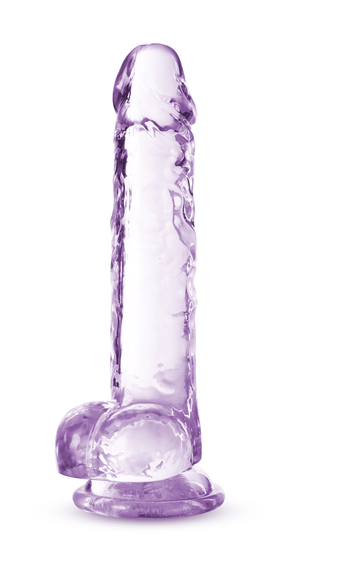 Naturally Yours - 7 Inch Crystalline Dildo -  Amethhyst