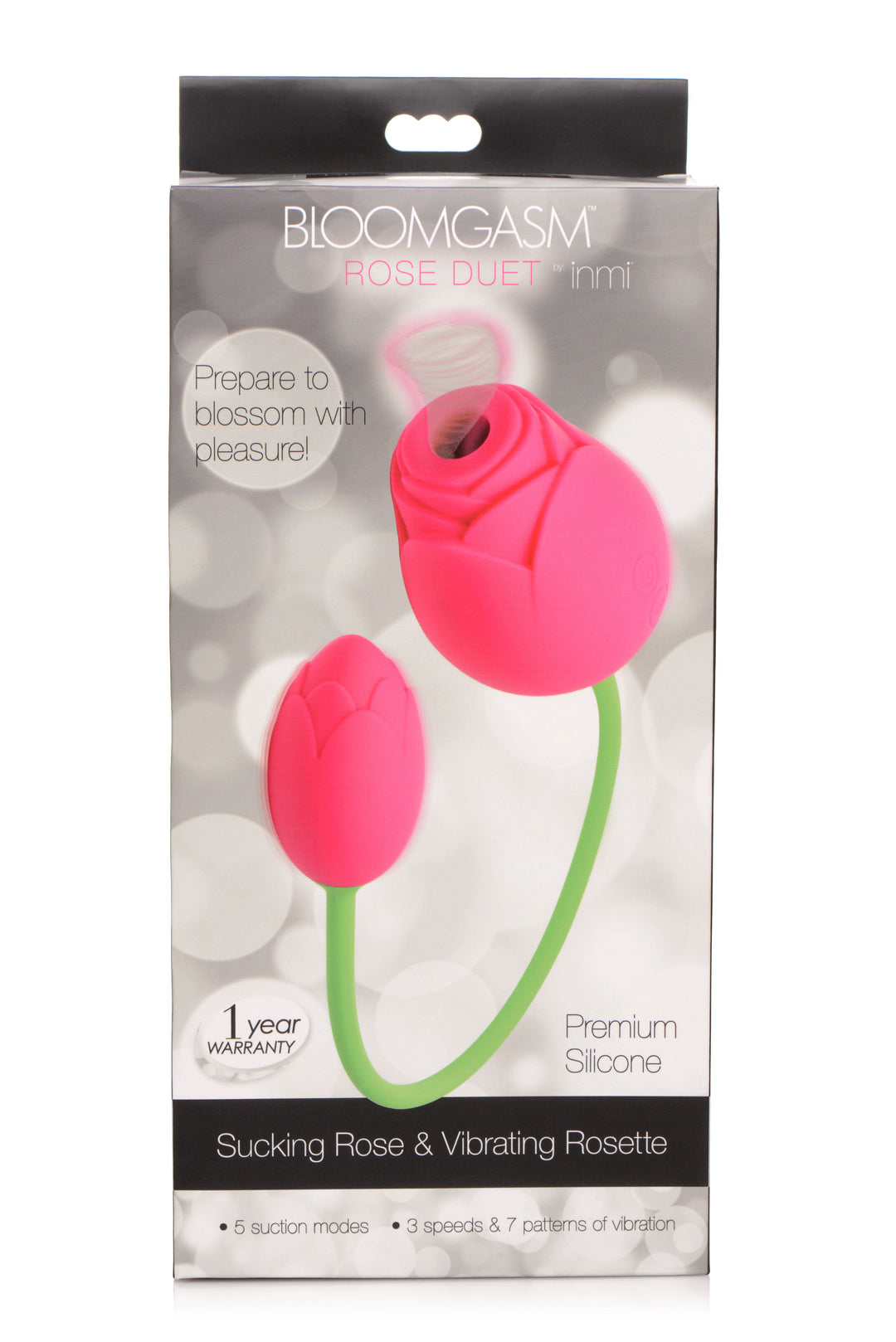 Bloomgasm Rose Duet - Sucking Rose and Vibrating - Rosette