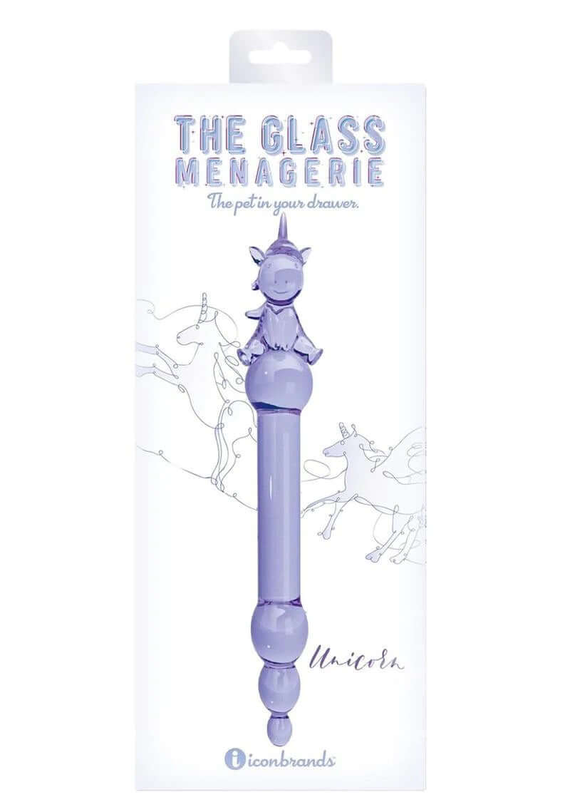 Glass Menagerie - Unicorn Dildo - Purple