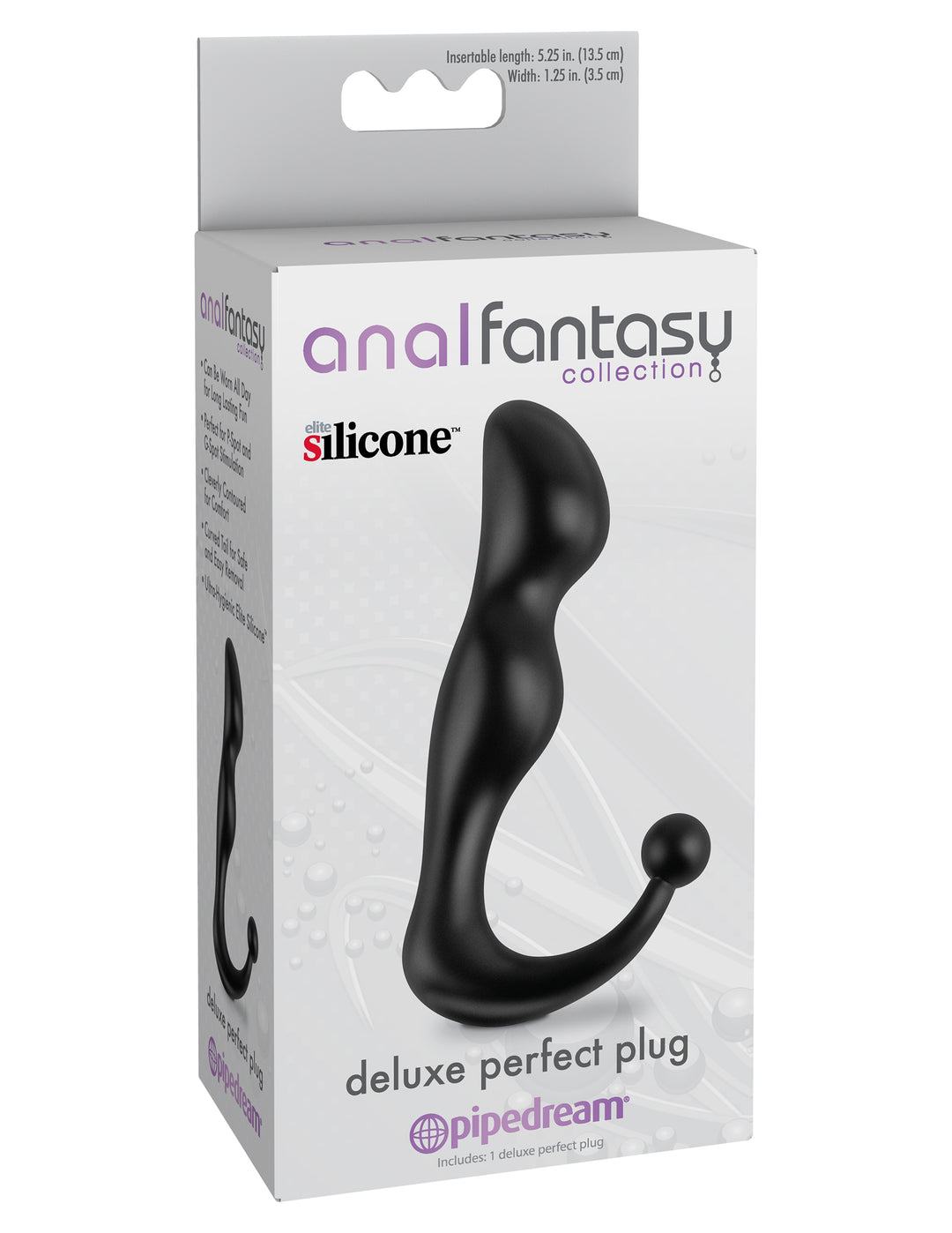 Anal Fantasy Collection Deluxe Perfect Plug - Black